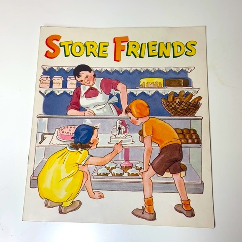 Vintage 1940 📙 “Store Friends” Illustrated Children’s Book